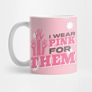 breast cancer awareness pink ribbon Mug